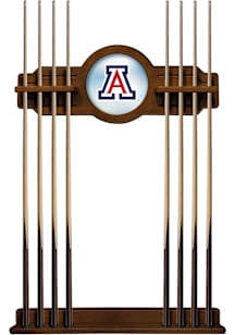 Arizona Wildcats Solid Wood Cue Rack Pool Table