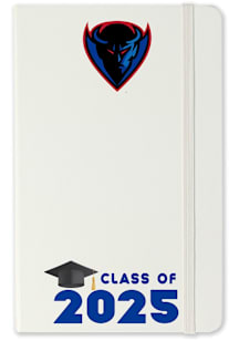 DePaul Blue Demons Class of 25 team logo Notebook and Folder - White