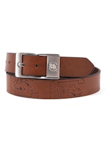 South Carolina Gamecocks Leather Brandish Mens Belt
