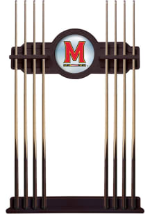 Ash Maryland Terrapins Solid Wood Cue Rack Pool Cue