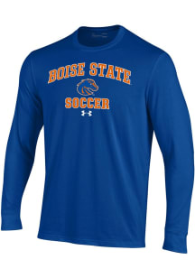 Under Armour Boise State Broncos Blue Soccer Performance Long Sleeve T Shirt