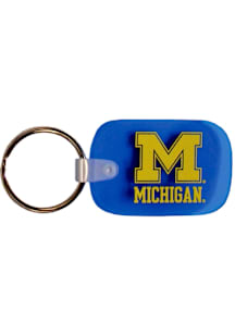 Michigan Wolverines Soft Plastic Keychain - Navy Blue