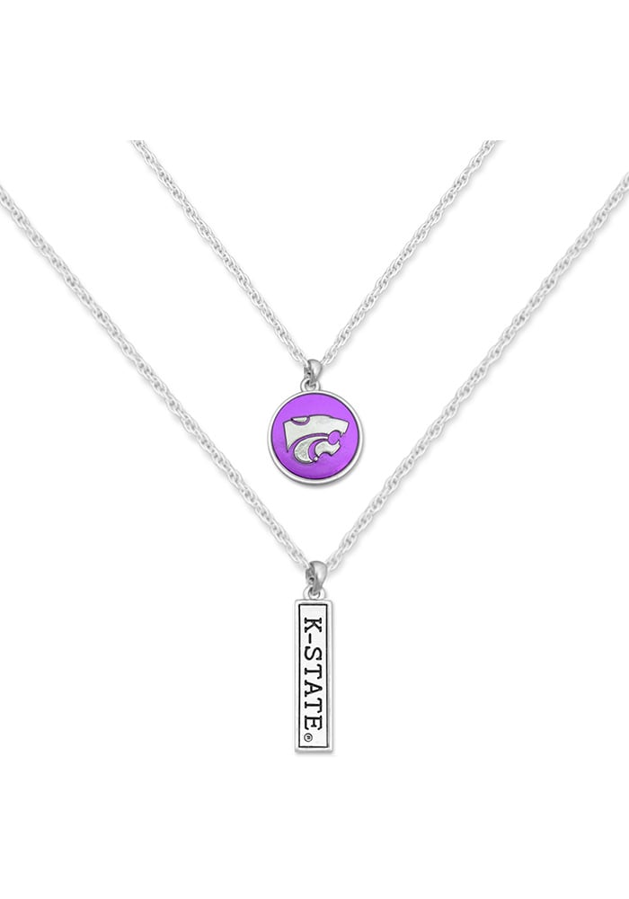 K-State Wildcats Double Down Necklace