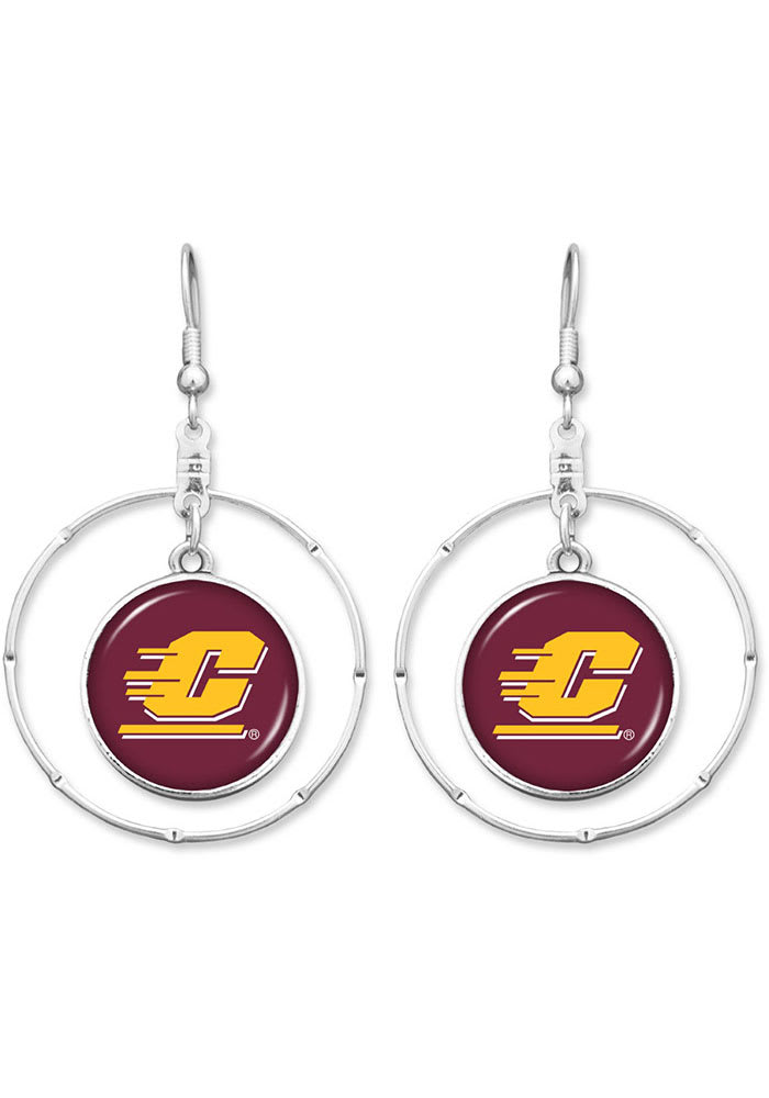 Central Michigan Chippewas Campus Chic Womens Earrings