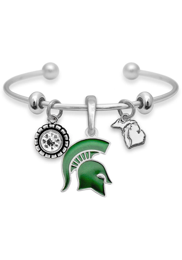 Michigan State Spartans Home Sweet School Womens Bracelet