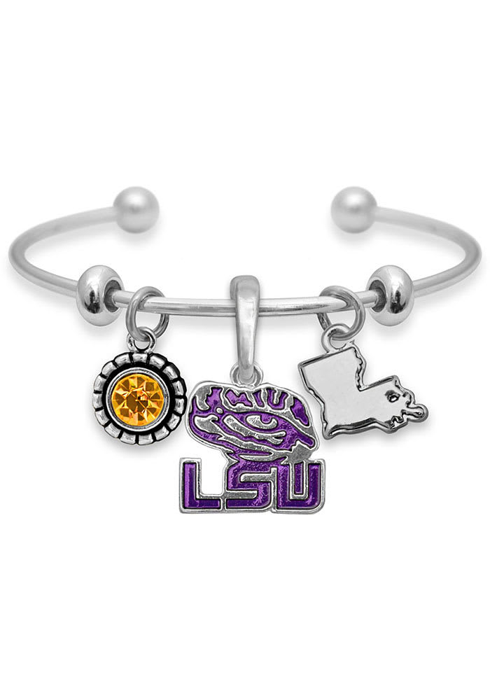 LSU Tigers Home Sweet School Womens Bracelet