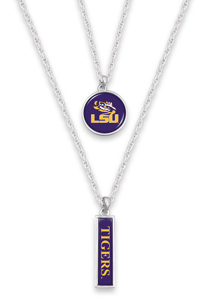LSU Tigers Double Layer Necklace