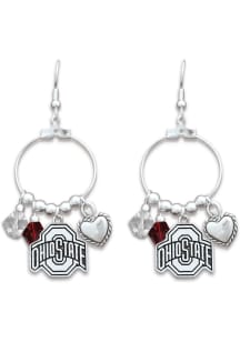 Ohio State Buckeyes Wire Womens Earrings