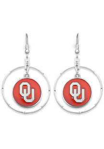Oklahoma Sooners Campus Chic Womens Earrings