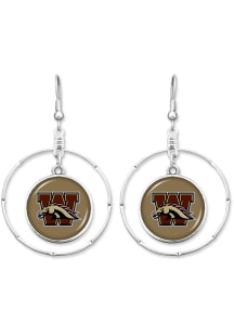 Western Michigan Broncos Campus Chic Womens Earrings