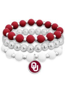 Oklahoma Sooners Amanda Stacked Womens Bracelet