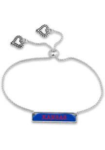 Kansas Jayhawks Nameplate Womens Bracelet
