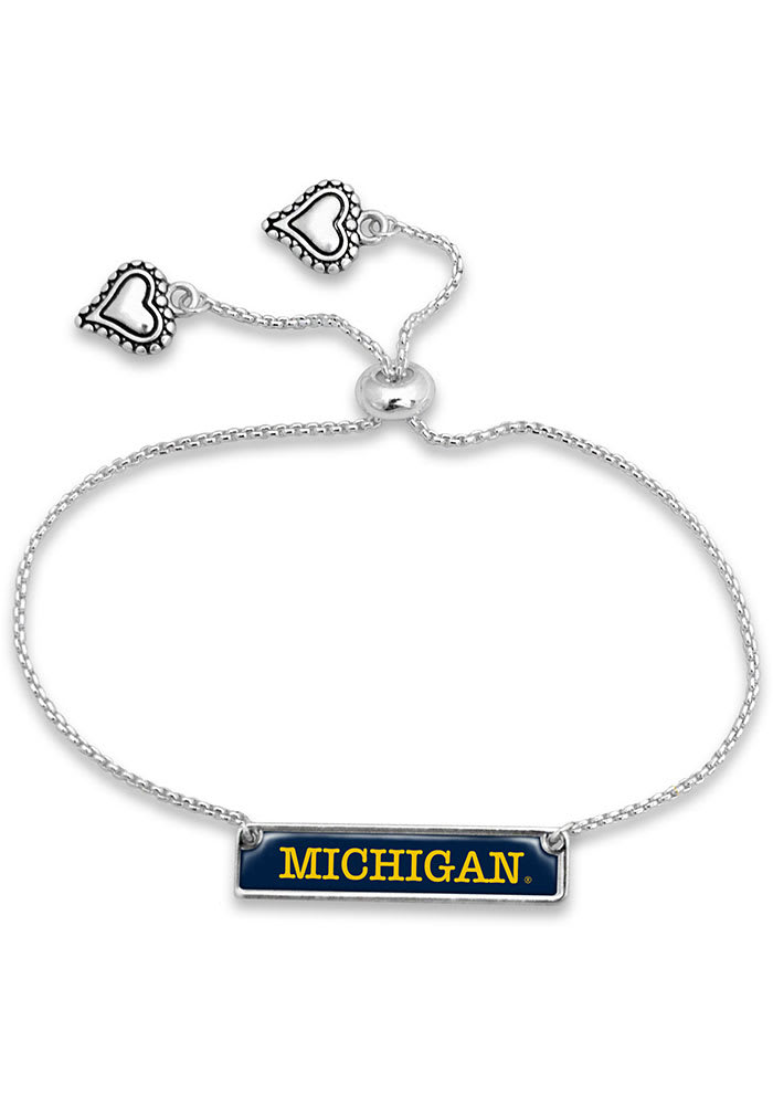 Michigan Wolverines Nameplate Womens Bracelet