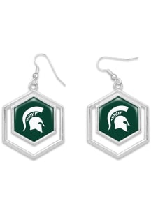 Juno Michigan State Spartans Womens Earrings - Green