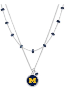 Ivy Michigan Wolverines Womens Necklace - Blue