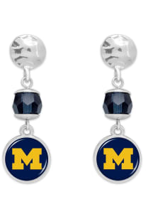 Ivy Michigan Wolverines Womens Earrings - Blue