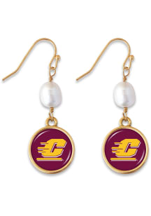 Central Michigan Chippewas Diana Womens Earrings