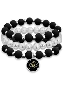 Colorado Buffaloes Amanda Stacked Womens Bracelet