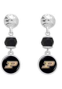 Ivy Purdue Boilermakers Womens Earrings - Black