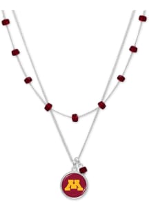 Ivy Minnesota Golden Gophers Womens Necklace - Maroon