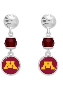 Ivy Minnesota Golden Gophers Womens Earrings - Maroon