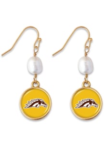 Diana Western Michigan Broncos Womens Earrings - Brown