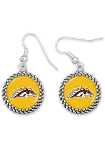 Olivia Western Michigan Broncos Womens Earrings - Brown