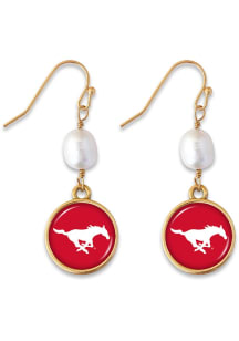 SMU Mustangs Diana Womens Earrings