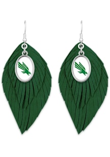 North Texas Mean Green Boho Womens Earrings