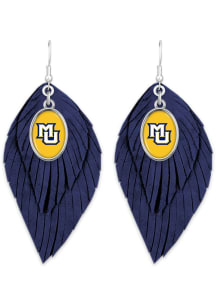 Marquette Golden Eagles Boho Womens Earrings