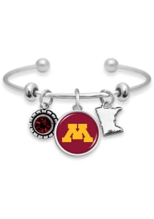 Home Sweet School Minnesota Golden Gophers Womens Bracelet - Maroon