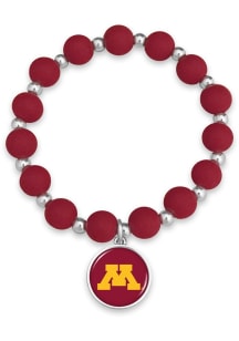 Leah Minnesota Golden Gophers Womens Bracelet - Maroon