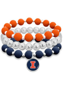 Amanda Illinois Fighting Illini Womens Bracelet - Orange