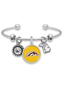 Home Sweet School Western Michigan Broncos Womens Bracelet - Brown