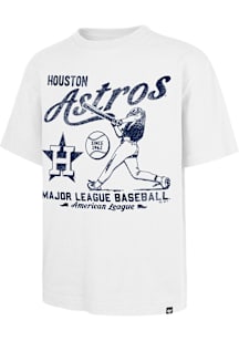 47 Houston Astros White Wordmark Short Sleeve Fashion T Shirt