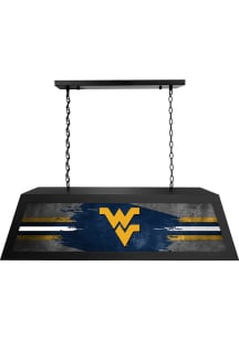 West Virginia Mountaineers Long Black Billiard Lamp