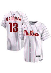 Rafael Marchan Nike Philadelphia Phillies Mens White Home Limited Baseball Jersey