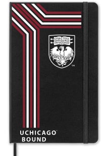 University of Chicago Maroons School Bound team logo Notebook and Folder - Black