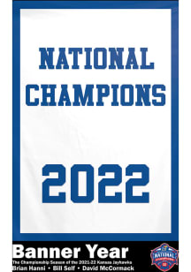 Kansas Jayhawks National Champions 2022 Banner Year History Book