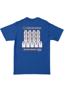 Florida Gators Blue 2025 MBB National Champions Short Sleeve T Shirt