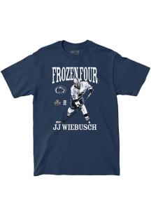 Mens Navy Blue Penn State Nittany Lions 2025 Frozen Four Fashion Player T Shirt