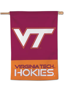 Virginia Tech Hokies 28x40 Applique Banner - Maroon