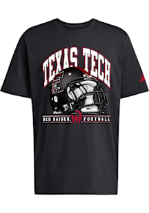 Adidas Texas Tech Red Raiders Black HOB CFP Short Sleeve T Shirt