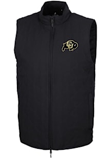 Antigua Colorado Buffaloes Mens Black Rally Sleeveless Jacket