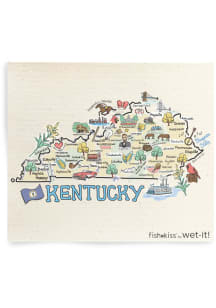 Kentucky state map design Towel