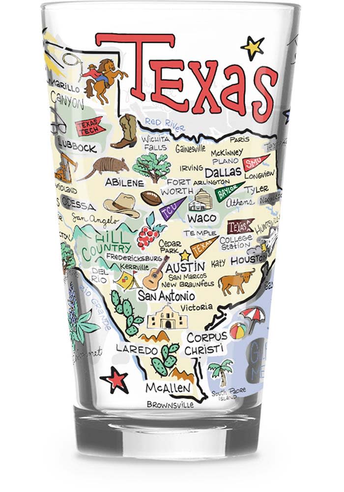 16 oz. Pint Glass - TXRH Logo – Texas Roadhouse Shop