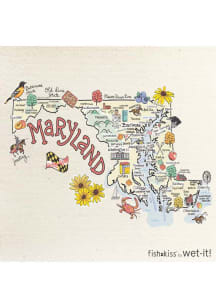 Maryland state map Towel