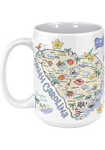 South Carolina 15 oz Ceramic Mug - White