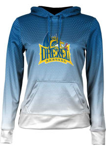 Womens Drexel Dragons Navy Blue ProSphere Zoom Hooded Sweatshirt