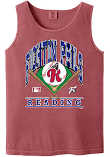 Summit Sportswear Reading Fightin Phils Cardinal Homefield Short Sleeve T Shirt